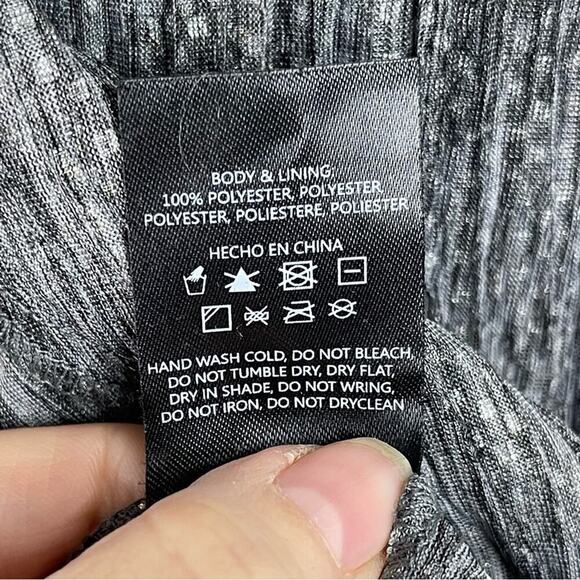 Sabina Musayev Agatha Metallic Gold Long Sleeve Mini Dress Neck Tie Size XXS - Picture 15 of 16